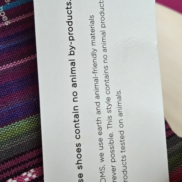 Toms Purple and Pink Wedge Shoes Vibrant Design - Picture 4 of 7